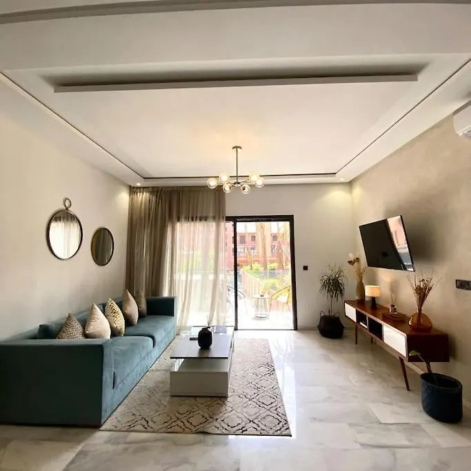 2 Bed Apartment With Rooftop Pool & Gym Downtown Marrakech Marrakesh