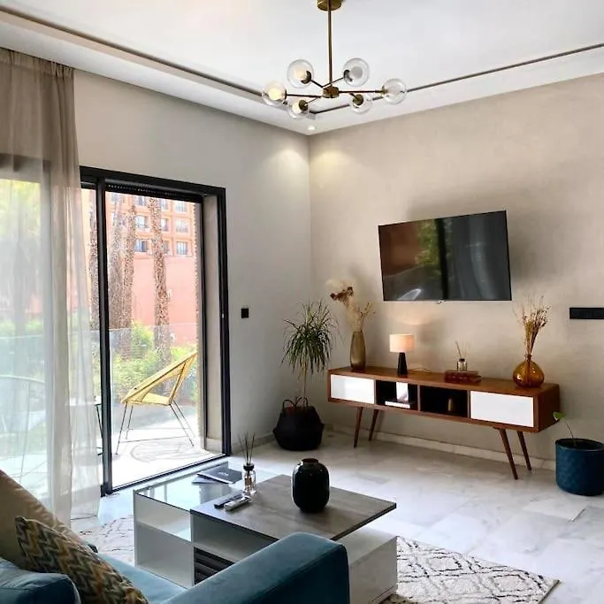 2 Bed Apartment With Rooftop Pool & Gym Downtown Marrakech Marrakesh