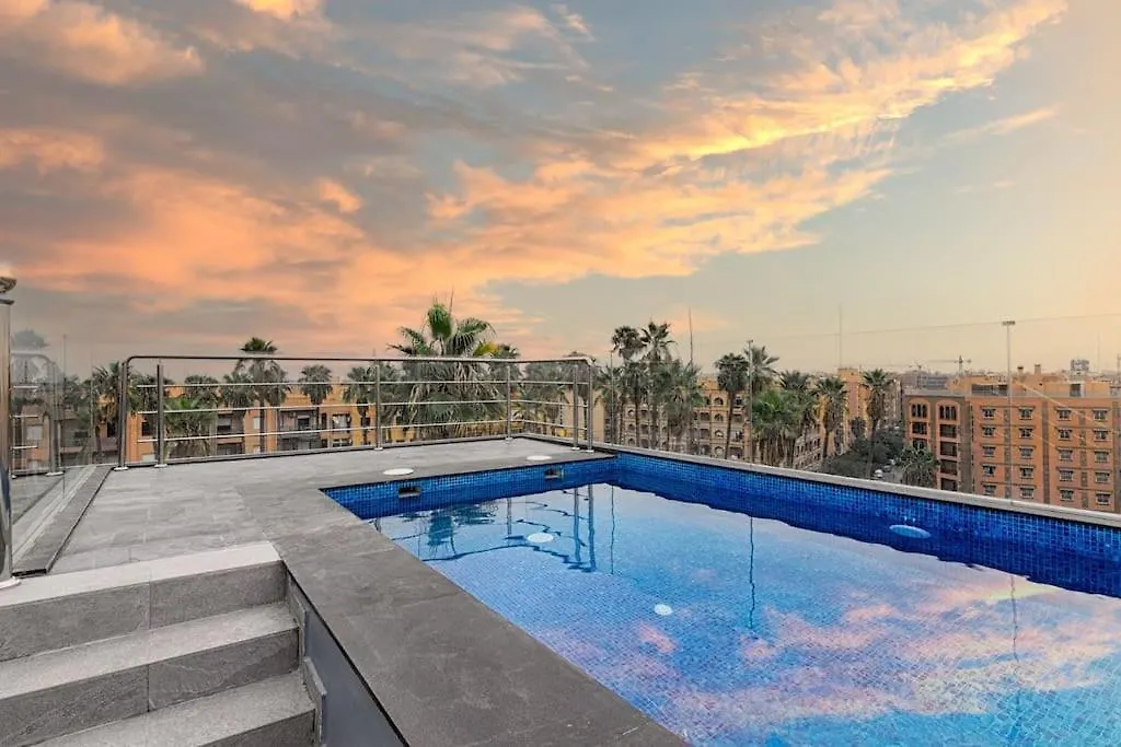 2 Bed Apartment With Rooftop Pool & Gym Downtown Marrakech Marrakesh